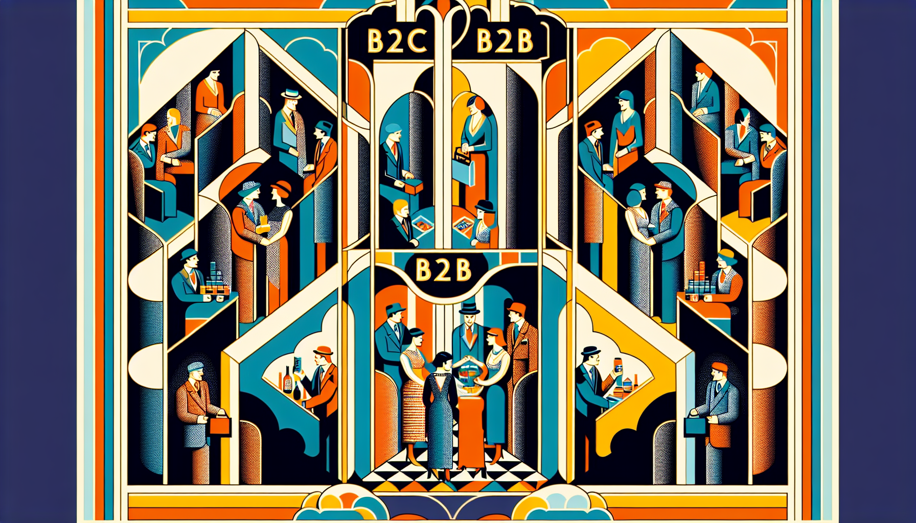 Read more about the article From Consumers to Businesses: Decoding the Dynamics of B2C vs B2B Marketing