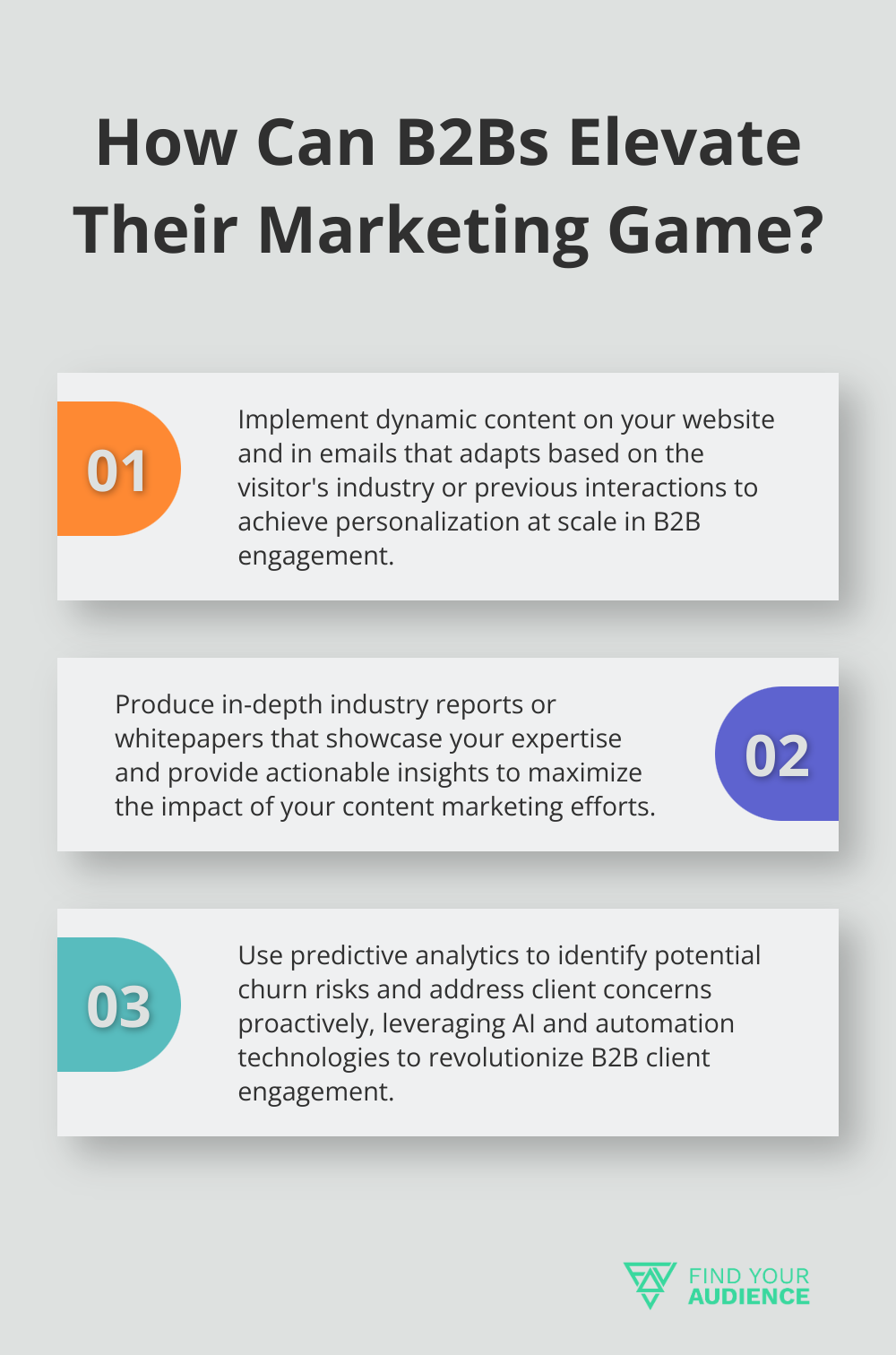Fact - How Can B2Bs Elevate Their Marketing Game?