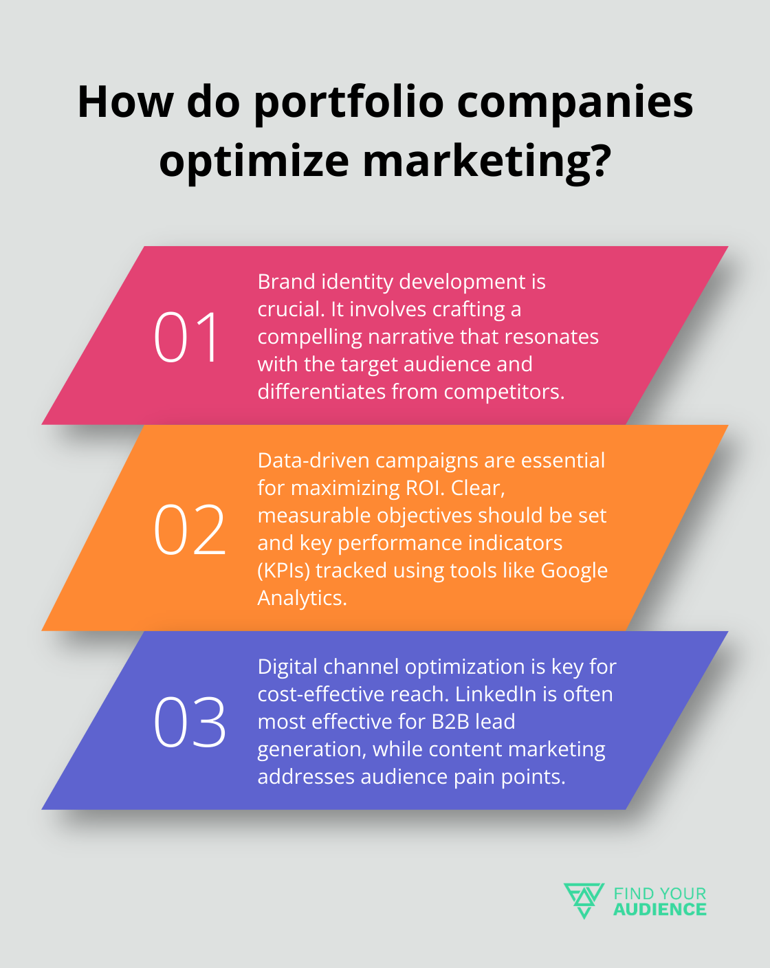 Fact - How do portfolio companies optimize marketing?