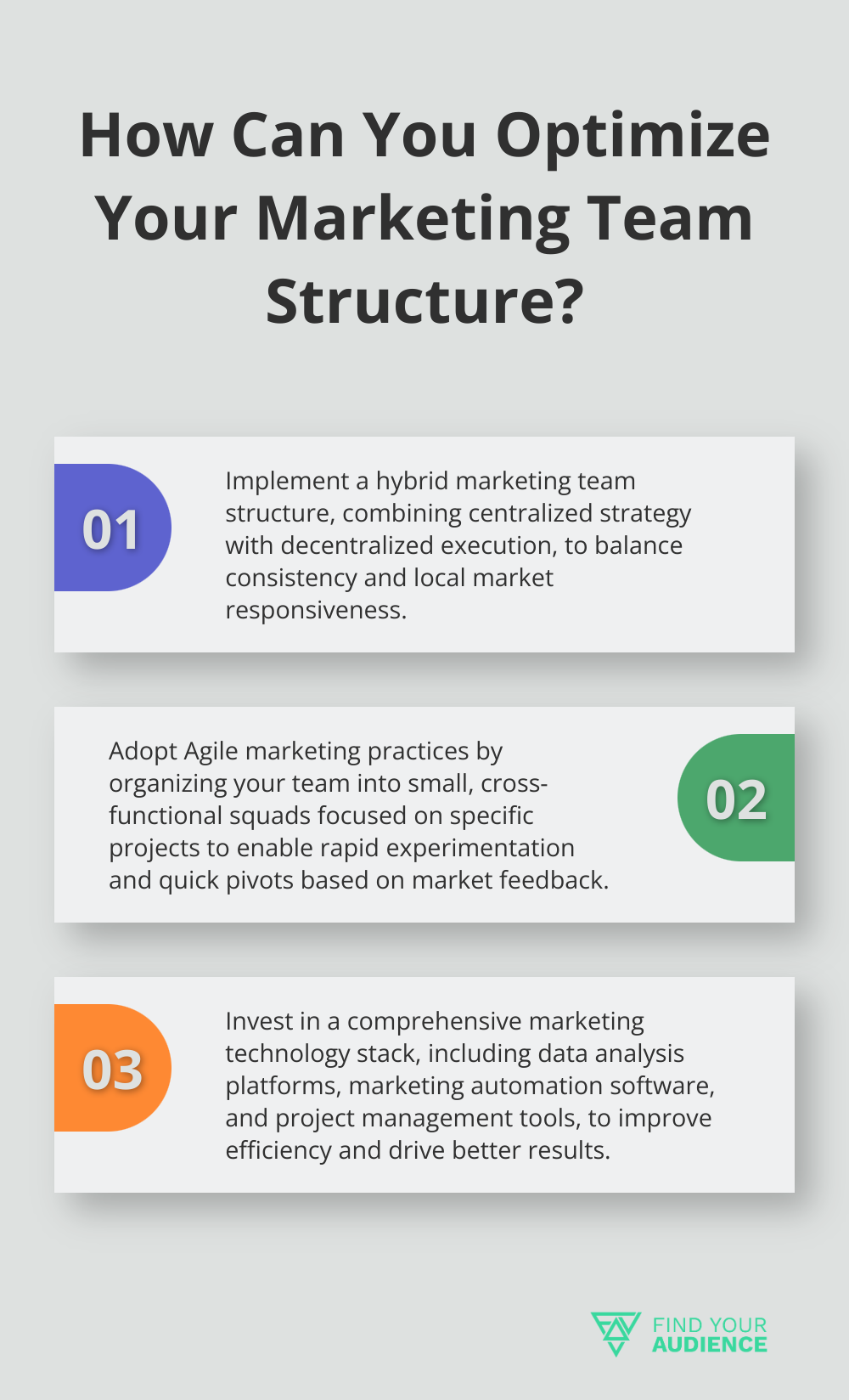 Fact - How Can You Optimize Your Marketing Team Structure?