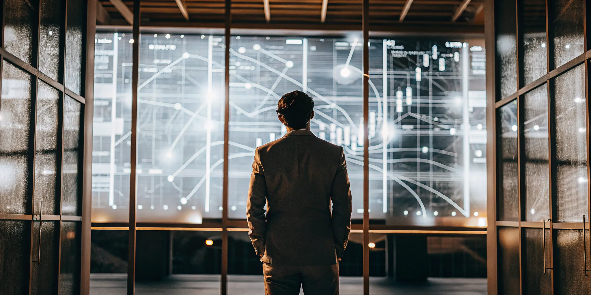 Fractional CMO analyzing cybersecurity data for growth.